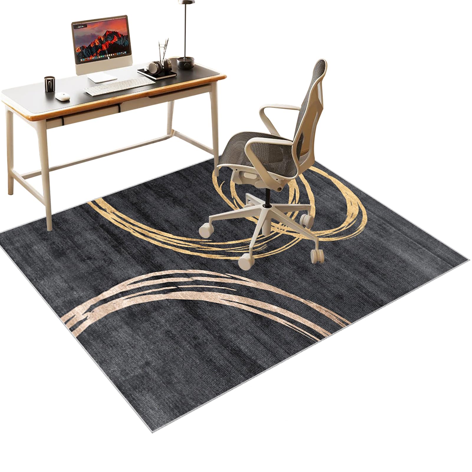 Office Chair Mat for Carpeted and Hardwood Floor, Desk Chair Mat for wooden Floors, Heavy Duty Gaming Chair Mat for Office Home, Floor Protector Mat for Rolling Chair, Computer Chair Rug 70 x 80 cm โ image 1