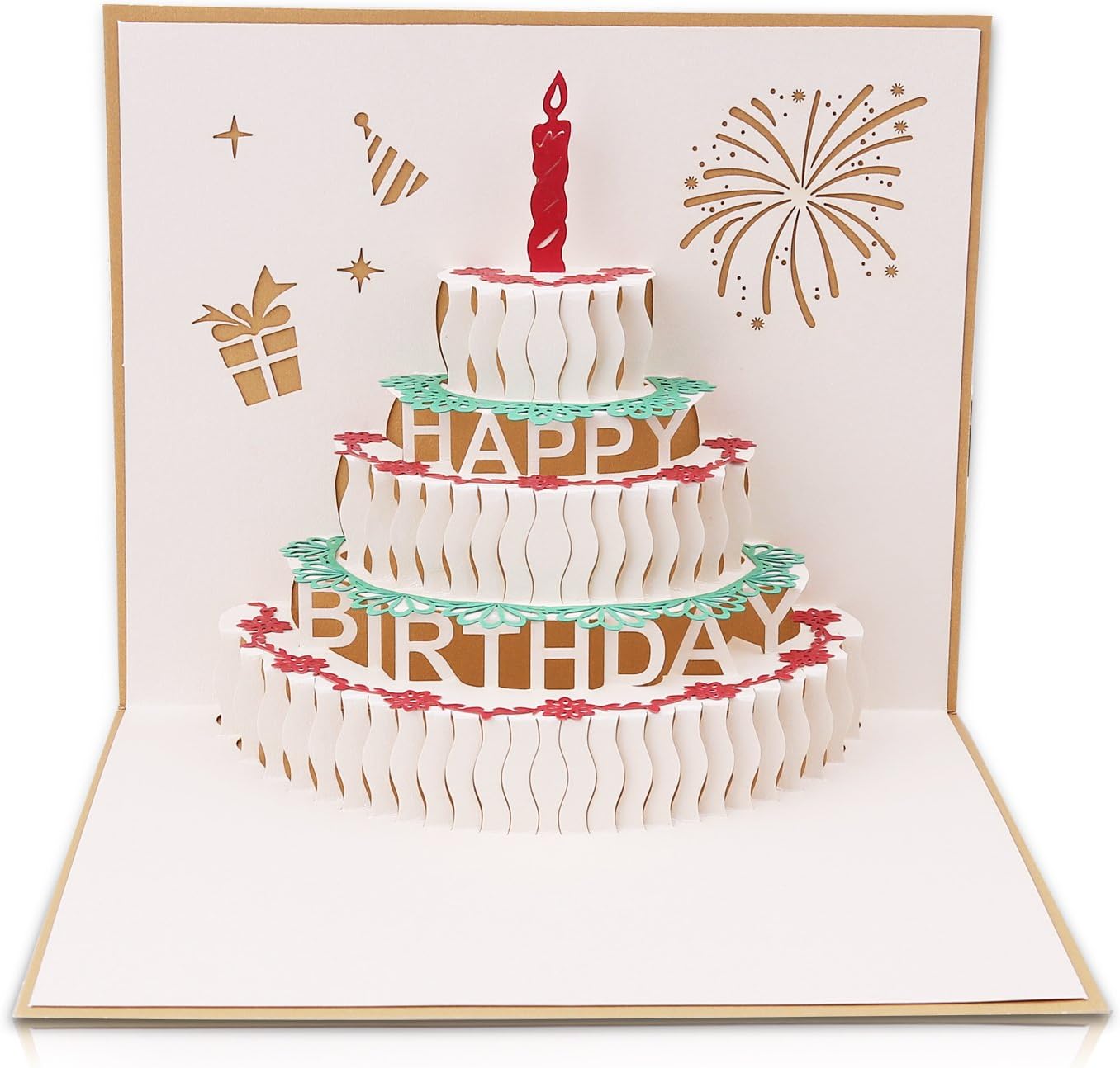 Handmade 3D Pop Up Birthday Cards Creative Greeting Cards Papercraft