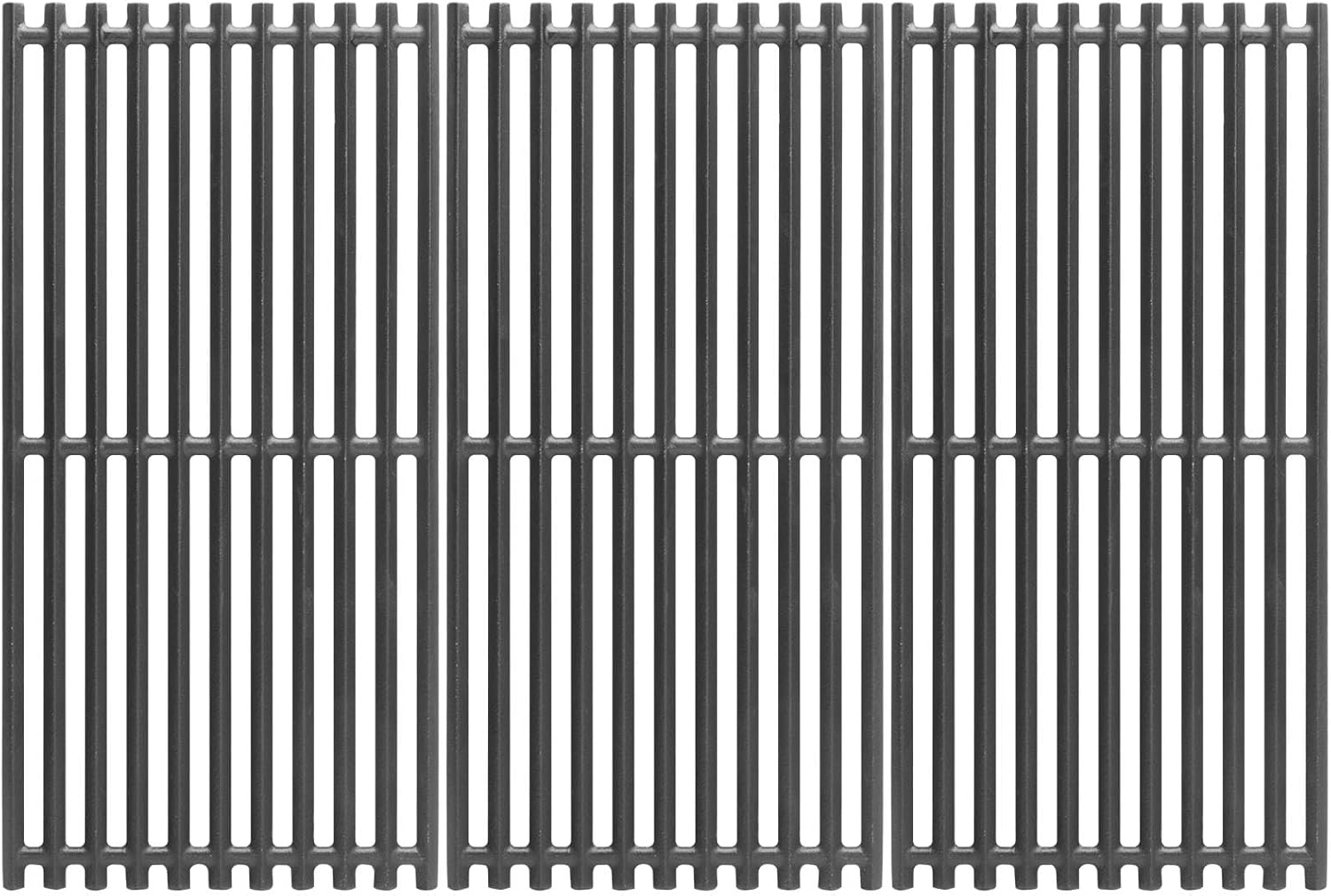 g474-0017-w2 grill grates for charbroil tru infrared 3 burner grill replacement grates 463246018 463242516 463355220 466242515 3-burner amplifire,signature & commercial charbroil grill parts,cast iron cast iron-3 grates:17 x 7 5/8" each