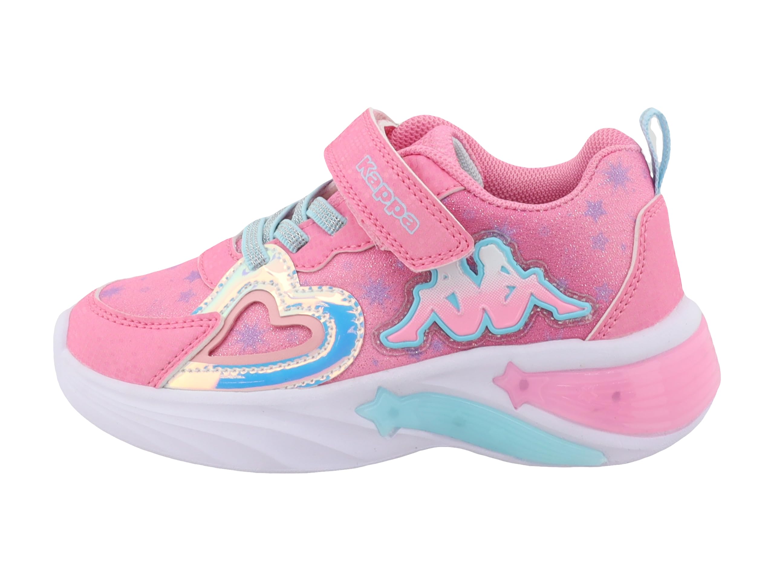 Supremo - Kappa Girl's 95k0713001 Sneaker, Rose Turquoise, 8 UK Child