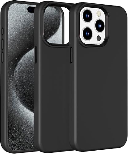 PinLiSheng for iPhone 16 Pro Max Case, Liquid Silicone with [Soft Anti-Scratch M
