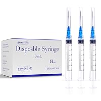 Vista 18 de SHAOTONG 10mL Syringe with 21 Gauge 1.5 Inch Needle Lab Disposable Sample Injection Syringes, 100 Pack