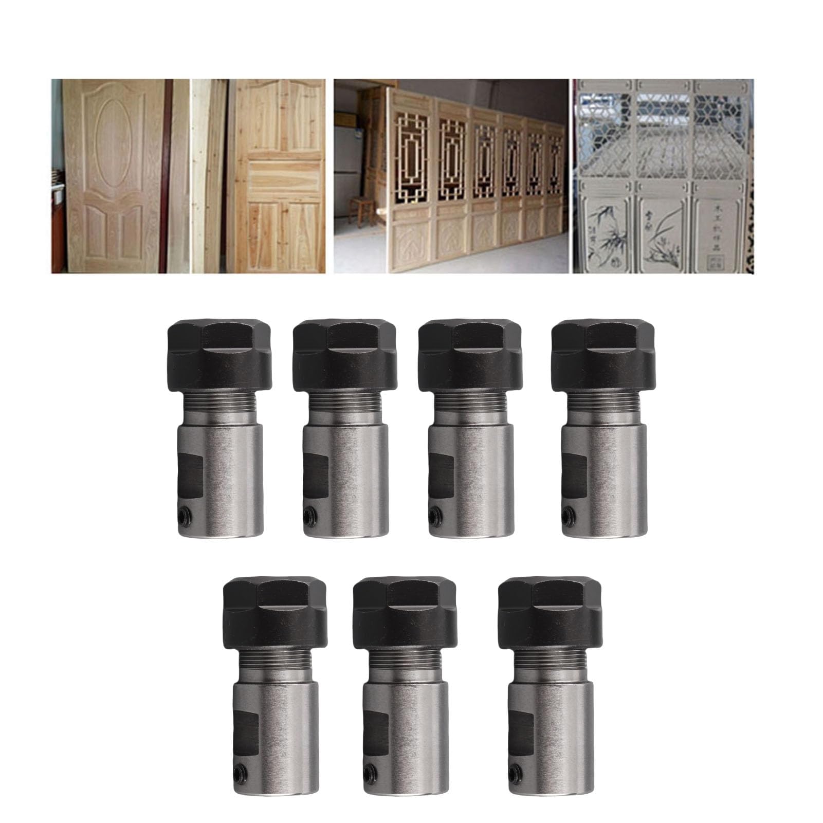 Duokon ER11 Set di Collet 5mm Supporto Albero Motore Prolunga Asta di Fresatura Tornio Strumento per Macchina CNC