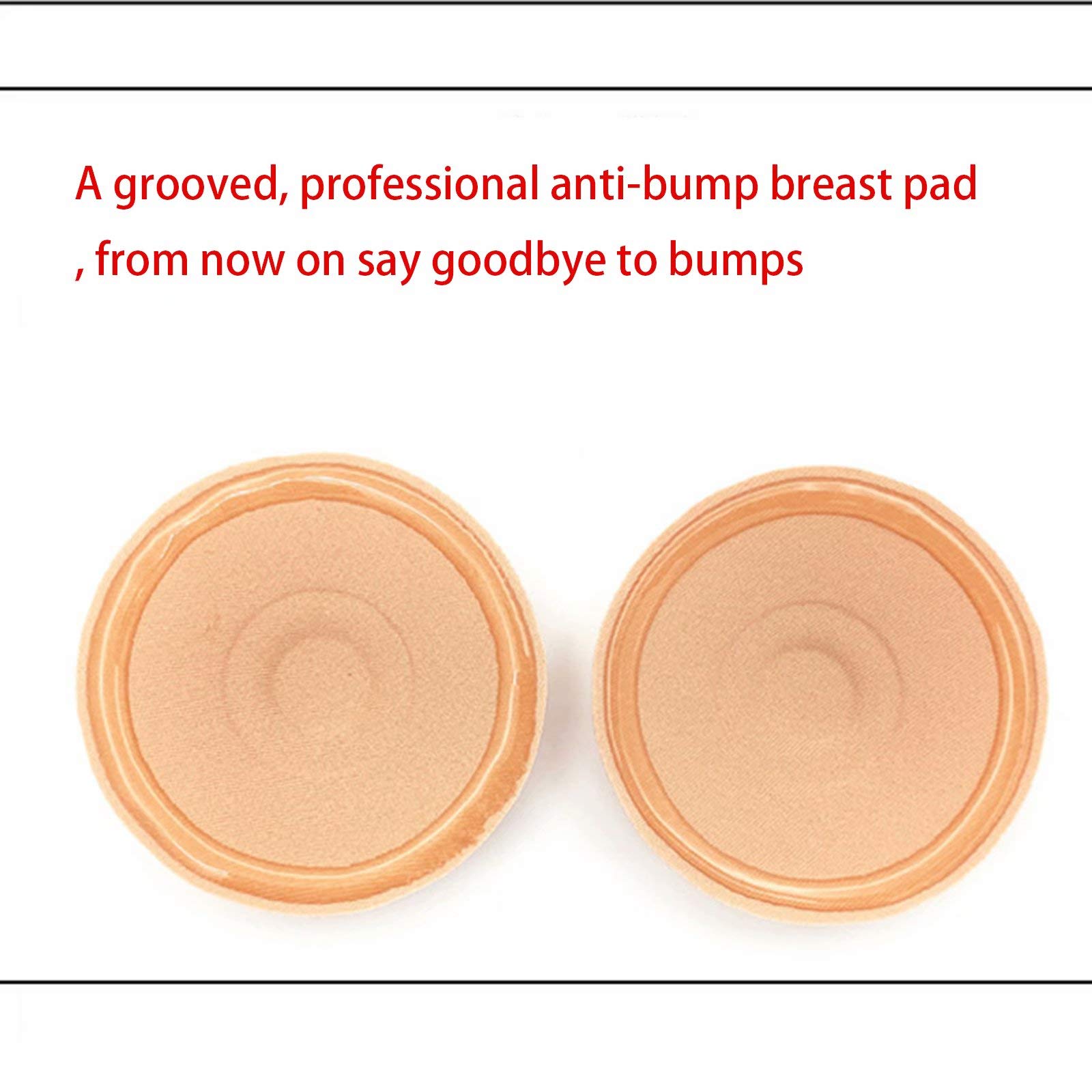 SENSEN 5 Paia di Reggiseno Senza Spalline, Reggiseno Adesivo Invisibile Senza Schienale Push up appiccicoso Riutilizzabile Confortevole per la Pelle per Le Donne in Costume da Bagno