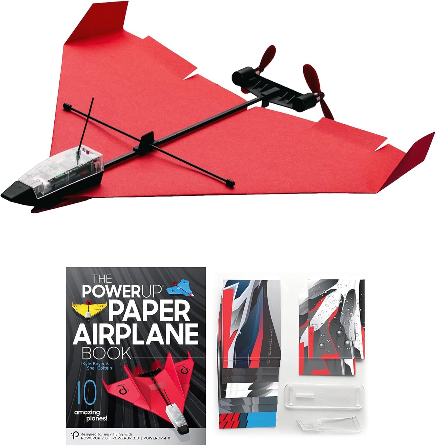 POWERUP 4.0 Flight Manual Bundle – Includes 4.0, Paper Airplane Book, and 12 Templates to Master Your Flight!