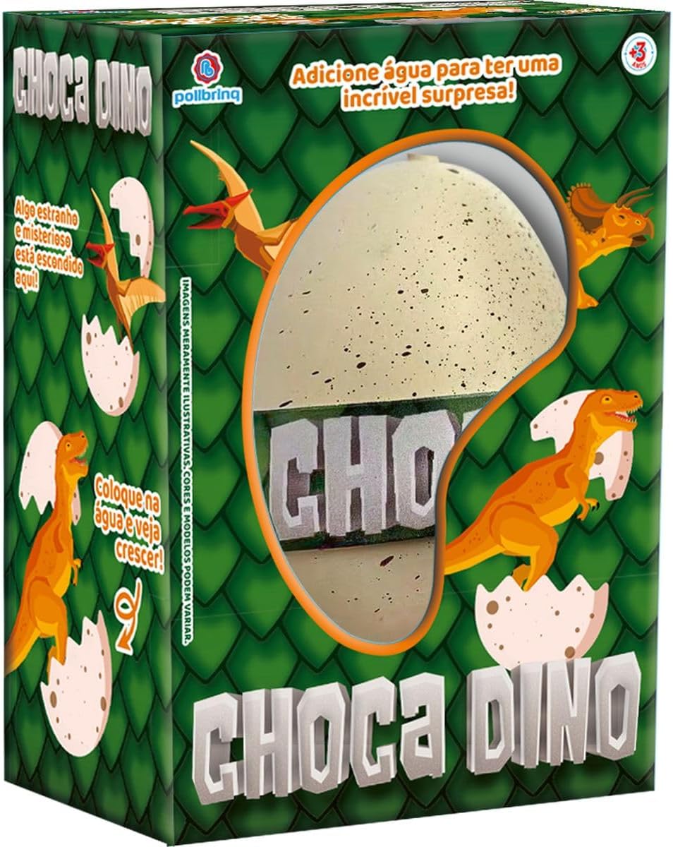 Brinquedo Ovo Choca Dino Dinossauro Coleção Cresce Na Água Muita Diversão + De 3 Anos Macro - AN2003 Brinquedo Ovo Choca Dino Dinossauro Coleção Cresce Na Água Muita Diversão + De 3 Anos Macro - AN2003