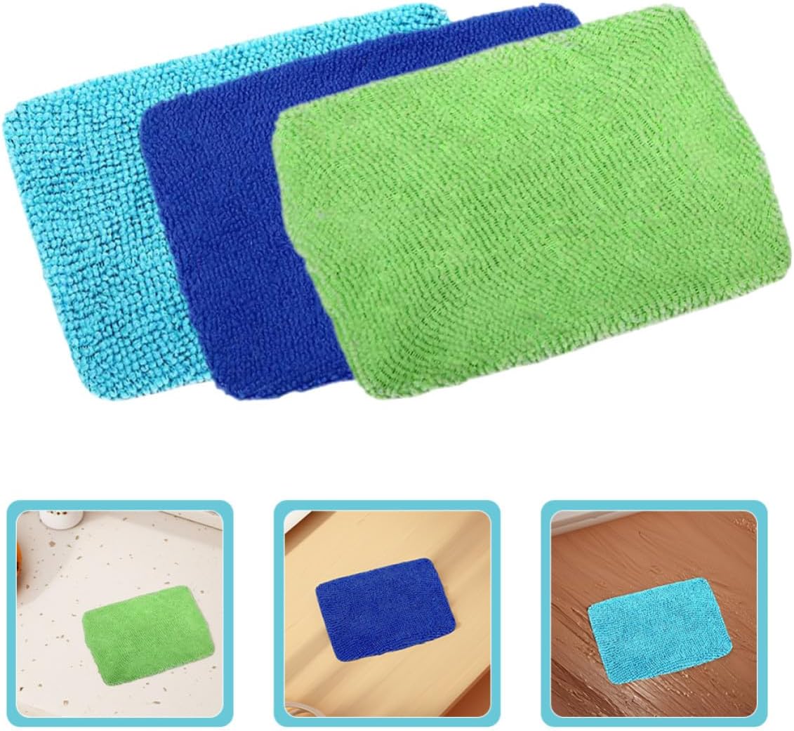 6pcs Car Windshield Cleaning Cloths Microfiber Towels for Automotive Window and Side Mirror Care, Reusable Scrub Pads for Interior and Exterior Glass Cleaning