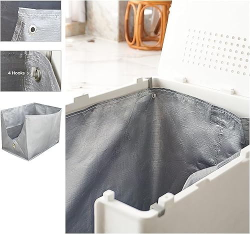 Miniatura 3 de Gibolaby Revestimientos reutilizables para caja de arena para gatos, compatibles con IRIS USA Premium Top Entry Cat Litter Box, 2 unidades