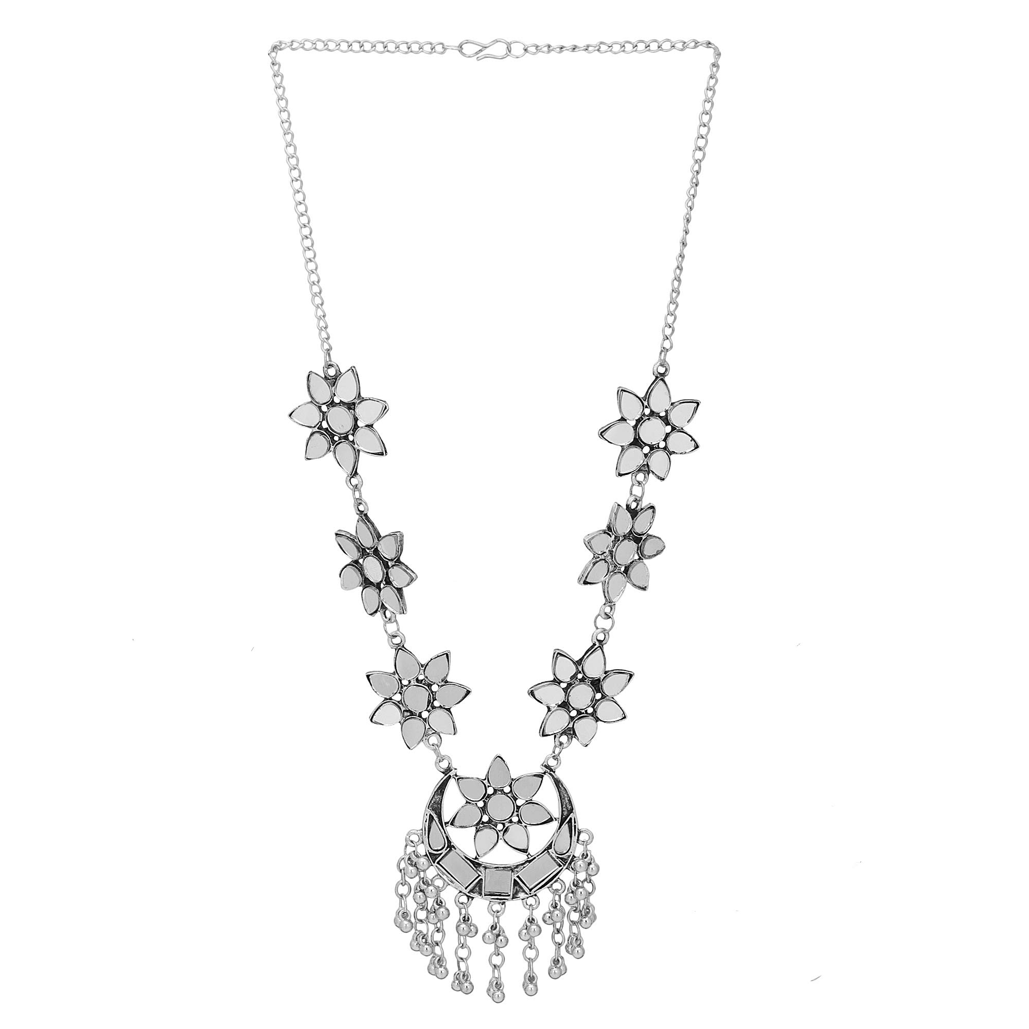 Shreyadzines Metal Alloy and Necklace for Women & Girls