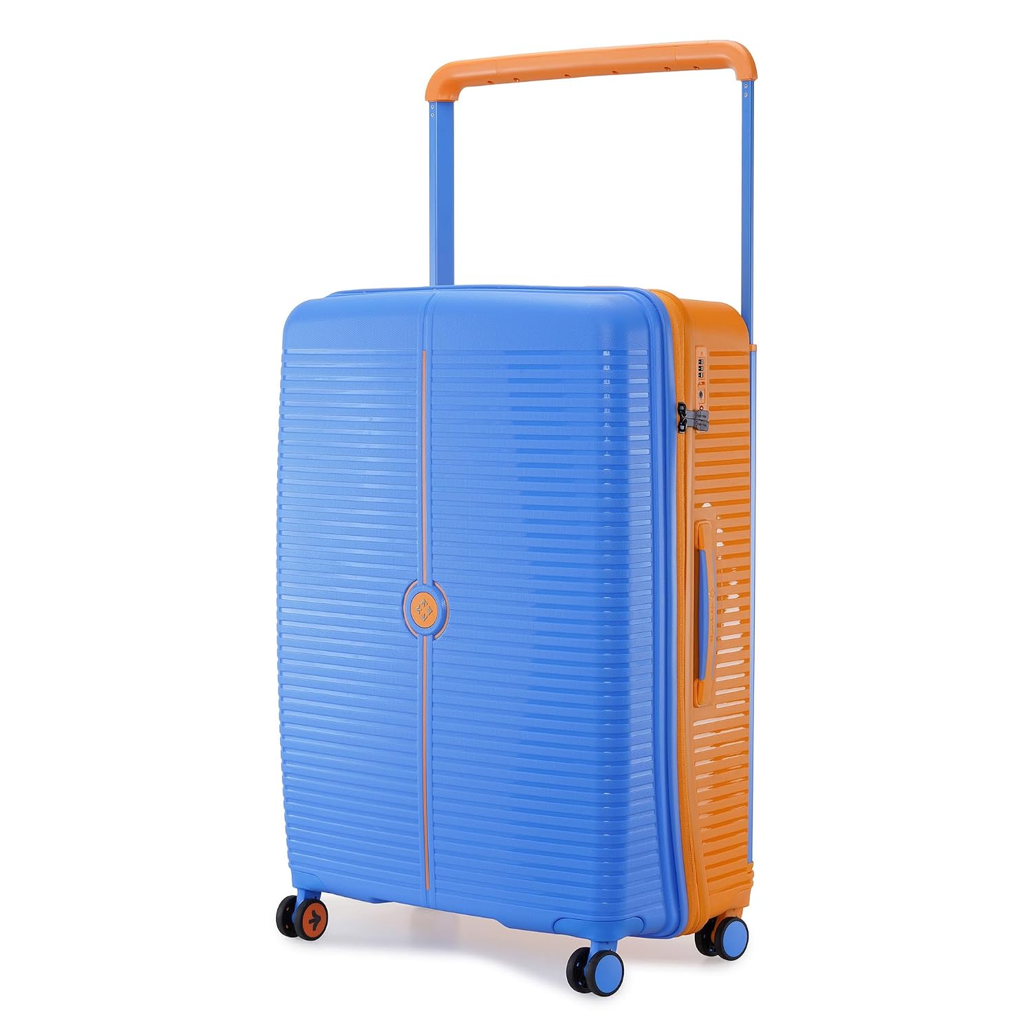 Nasher Miles Dubai TSA Lock Hard-Sided Polypropylene Wide Telescopic Handle 8 Wheels Double Spinner Check-in Luggage Blue ... - Review, Price and Buying Guide