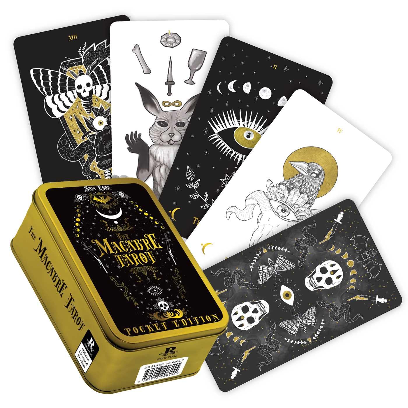 Macabre Tarot Pocket Tin Edition (Rockpool Tarot)