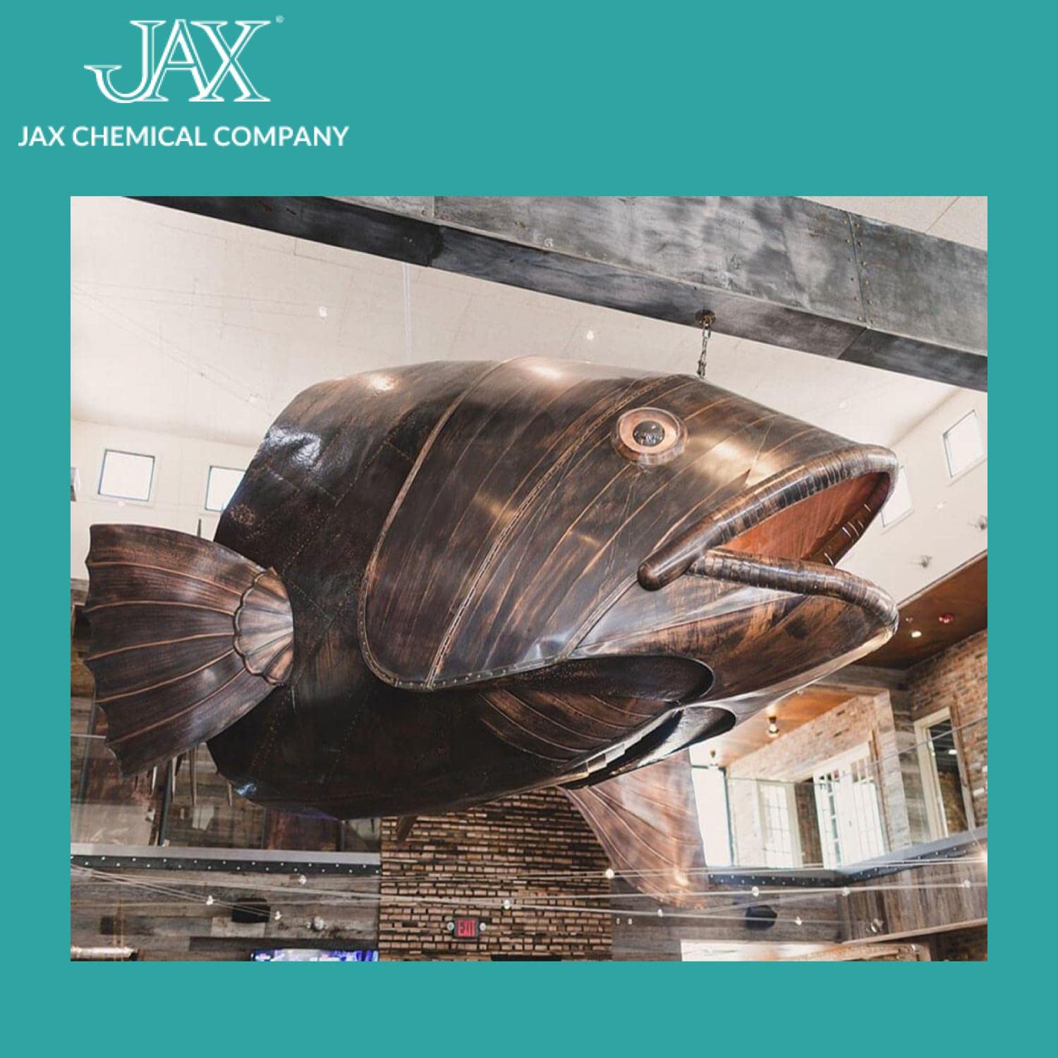 JAX Brown/Black Darkener - Metal Finishing Solution - Antique Finish Without Heat or Electricity - Pint