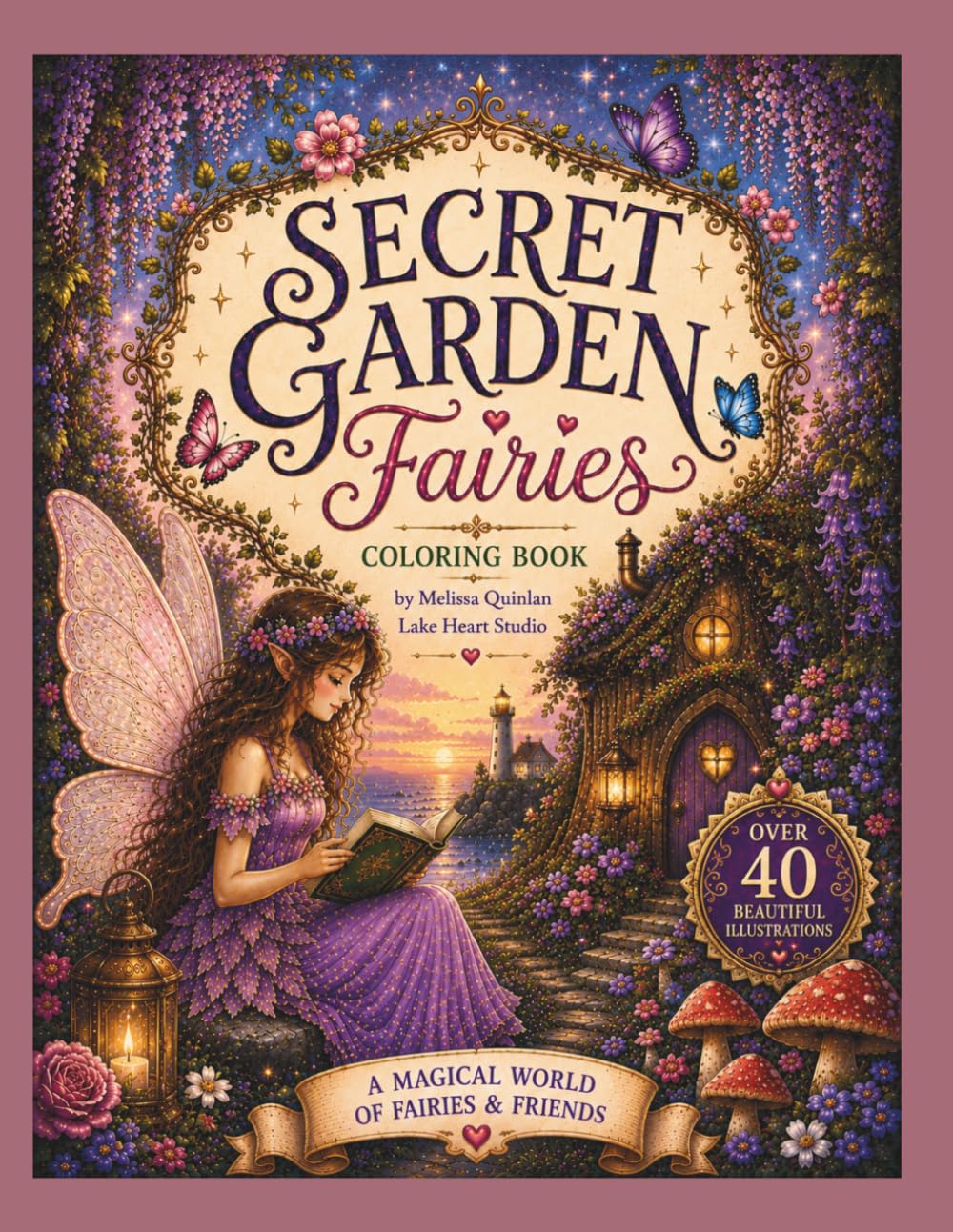 Secret Garden Fairies: Coloring Book