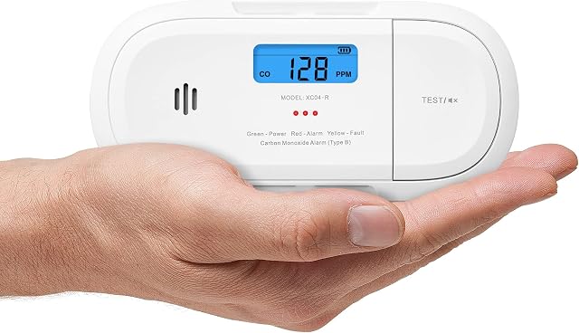 X-Sense Carbon Monoxide Detector, 5-Year Replaceable Battery Carbon Monoxide Alarms for Home, Digital LCD Display CO Alarm Detector, Peak Value Memory, XC04-R