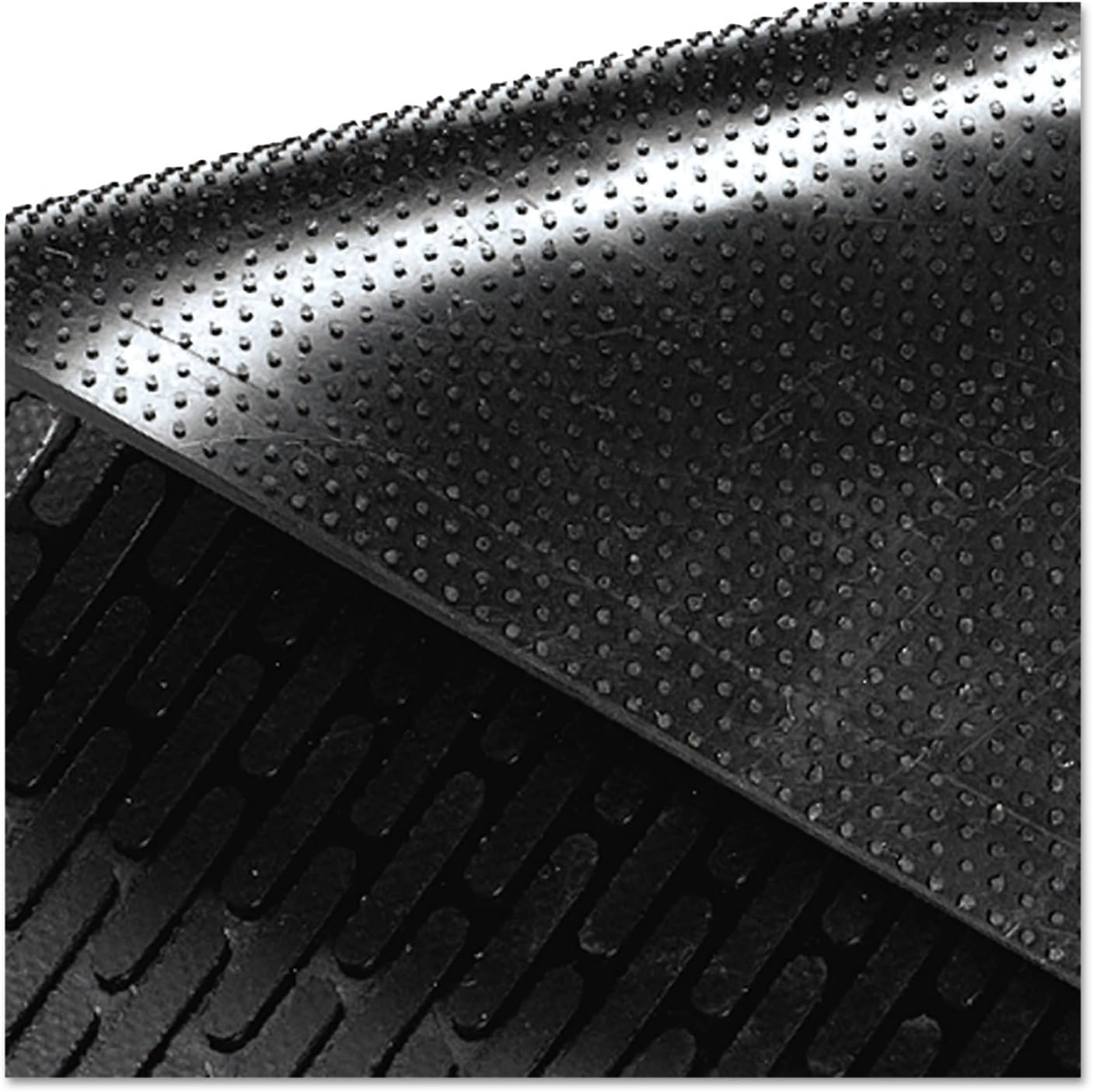 Guardian 14040600 Clean Step Outdoor Rubber Scraper Mat, Polypropylene, 48 x 72, Black
