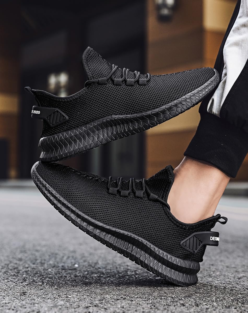 Men’s Lightweight Breathable Mesh Running Shoes...