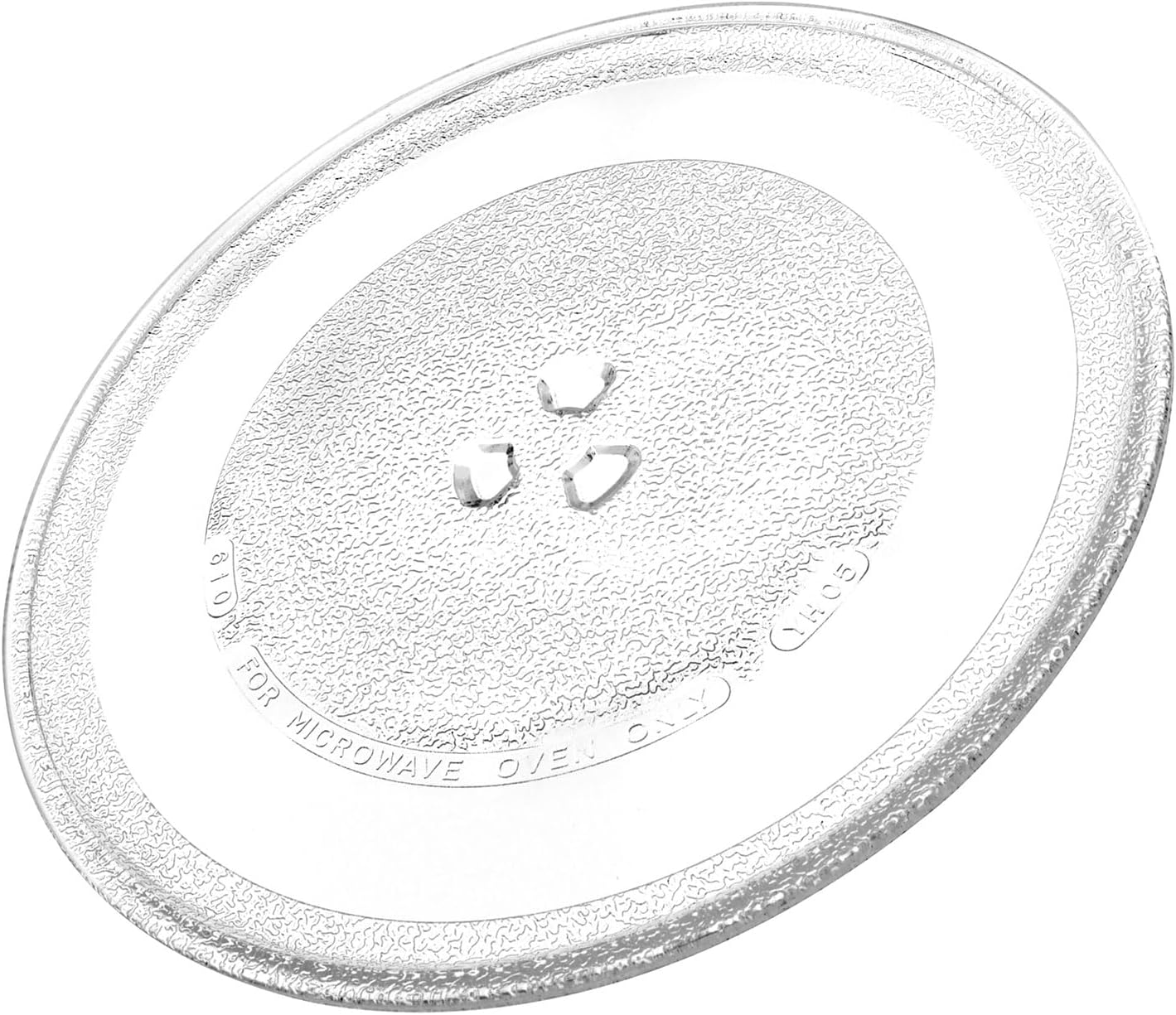 Universal 255mm Microwave Glass Turntable Plate with 3 Fixers | Paxanpax PSA003