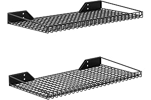 2 Pack Wall Control Garage Shelves - Reliable Storage for Heavy Duty Use