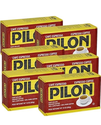 Pilon Café expreso molido 10oz  10.02 oz (paquete de 06)