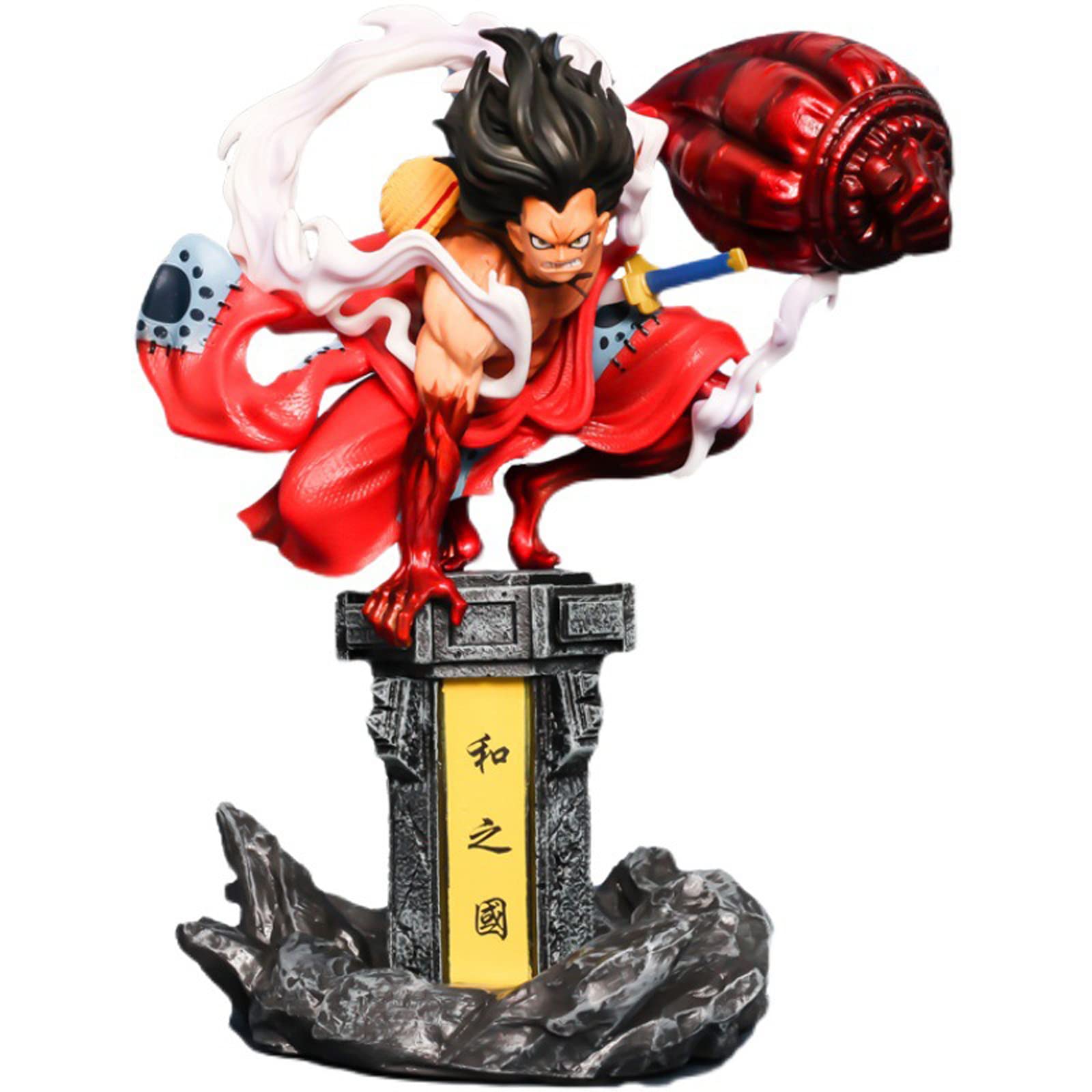 Buy One Piece Figure Luffy Gear 4 Kong New Figure Wano Kuni Anime Monkey D Luffy Figure 30cm New