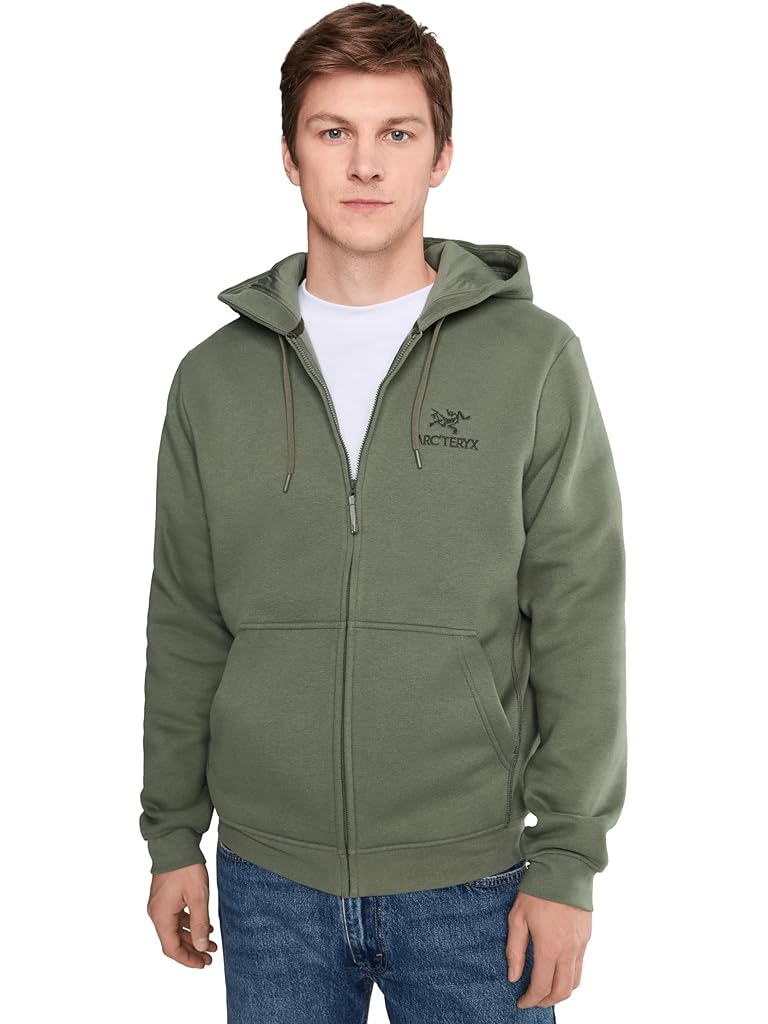 Green Arc'teryx Emblem Fleece Full-Zip Hoody