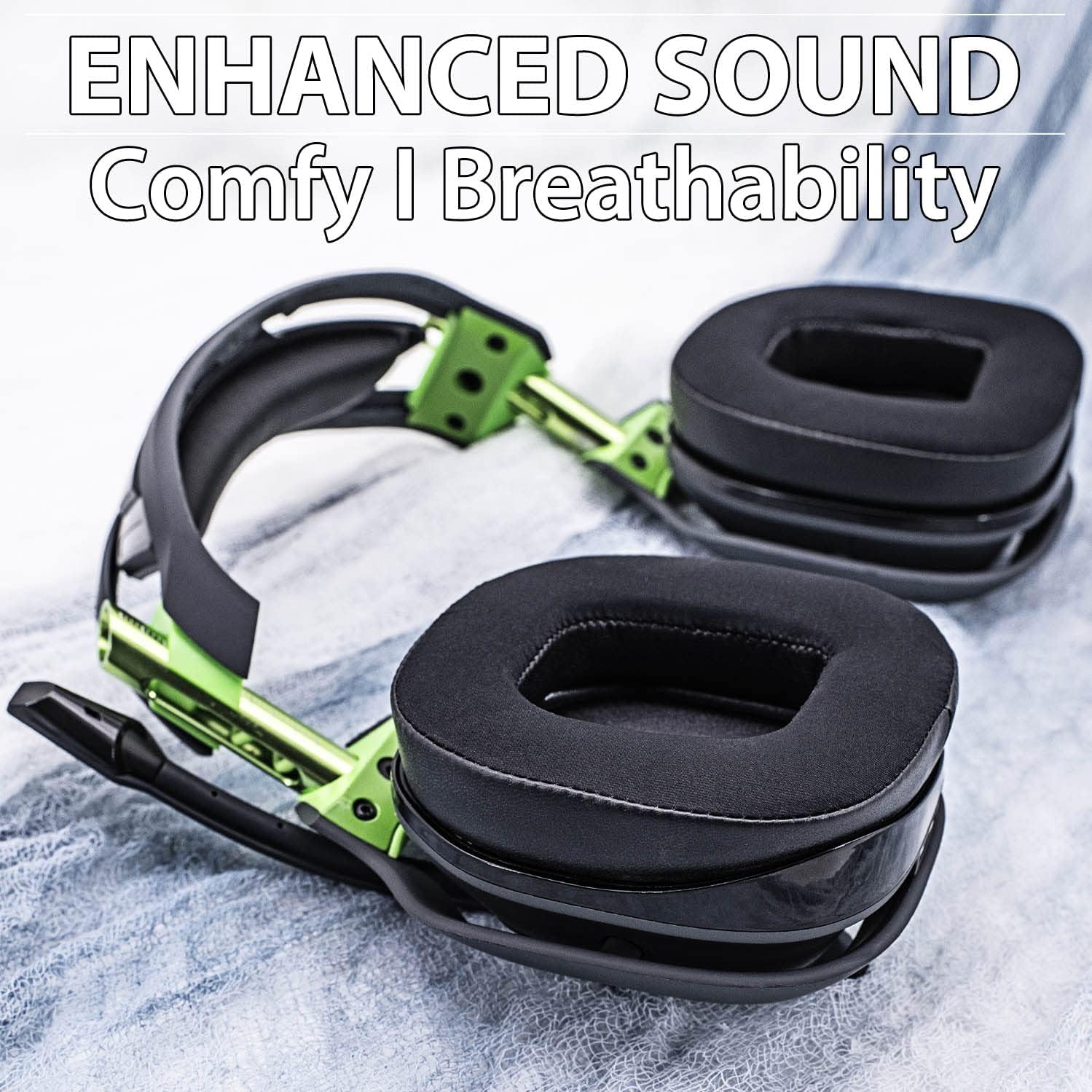 A50 Mod Kit Gen 3 - Cooling Gel Earpads Compatible with Astro A50 Gen 3 Headset I Ear Pads/Headband/Replacement Ear Cushions/Microphone Foam - Not Suitable for A50 Gen 4 (Silky Cool Fabric)