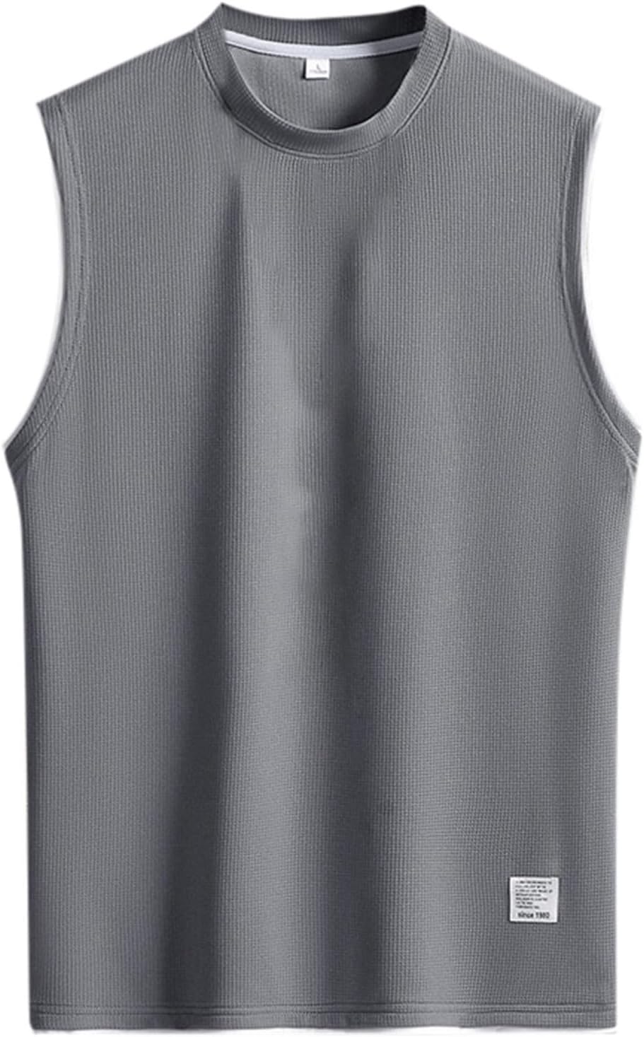 Men's Sleeveless Tank Top Casual Sports Vest Fashionable Summer Loose Crewneck Youth Style 2023 Trendy Athletic