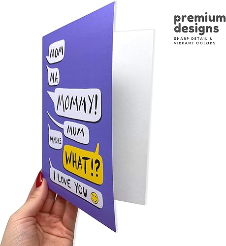 Miniatura 4 de Sleazy Greetings Divertida tarjeta del día de la madre de 5 x 7 pulgadas con sobre a juego | Tarjeta de mensajes molestos para mamá