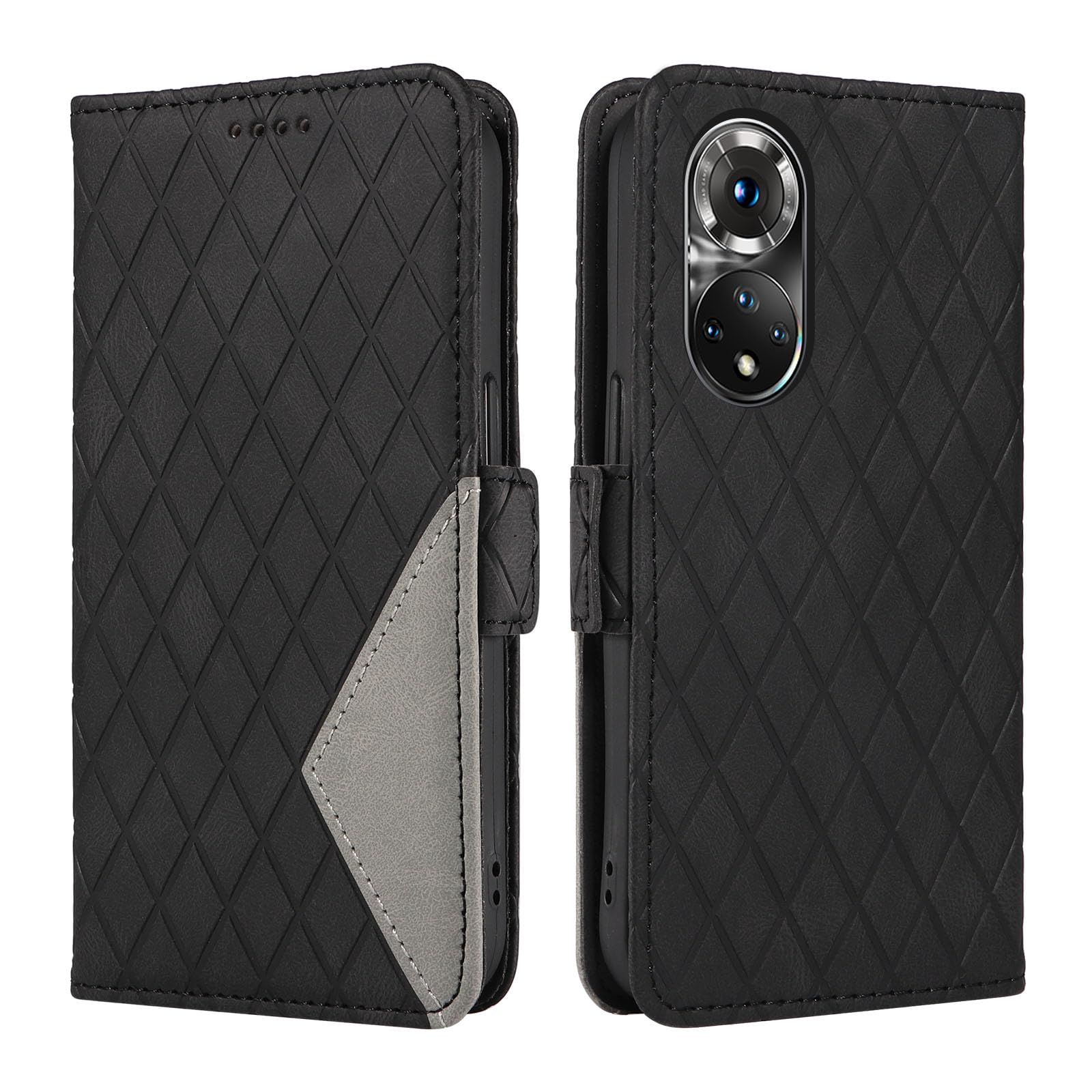 Custodia A Libro In Pelle Per Huawei Nova 8I E Honor 50 Lite - Con Supporto Stand, Portacarte E Protezione 360° - 5