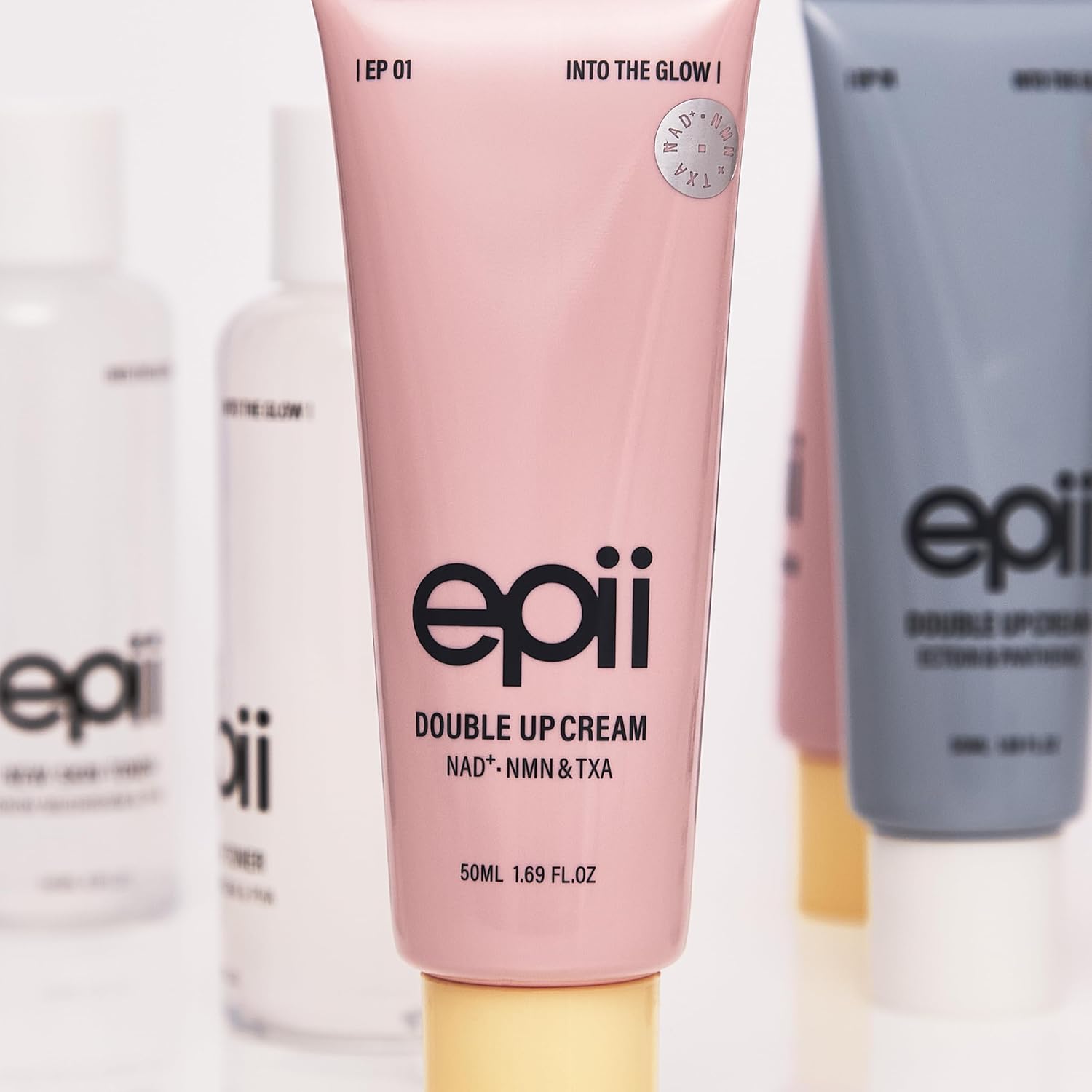 Double Up Cream | face moisturizer | NAD NMN | TXA | niacinamide | dark spot | uneven skin tone | sensitive skin | firmness | korean skincare | squalane15% | 50ml 1.69 oz. fl.