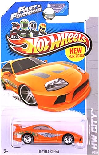 Hot Wheels 2013 HW City Fast & Furious Toyota Supra 5/250, naranja