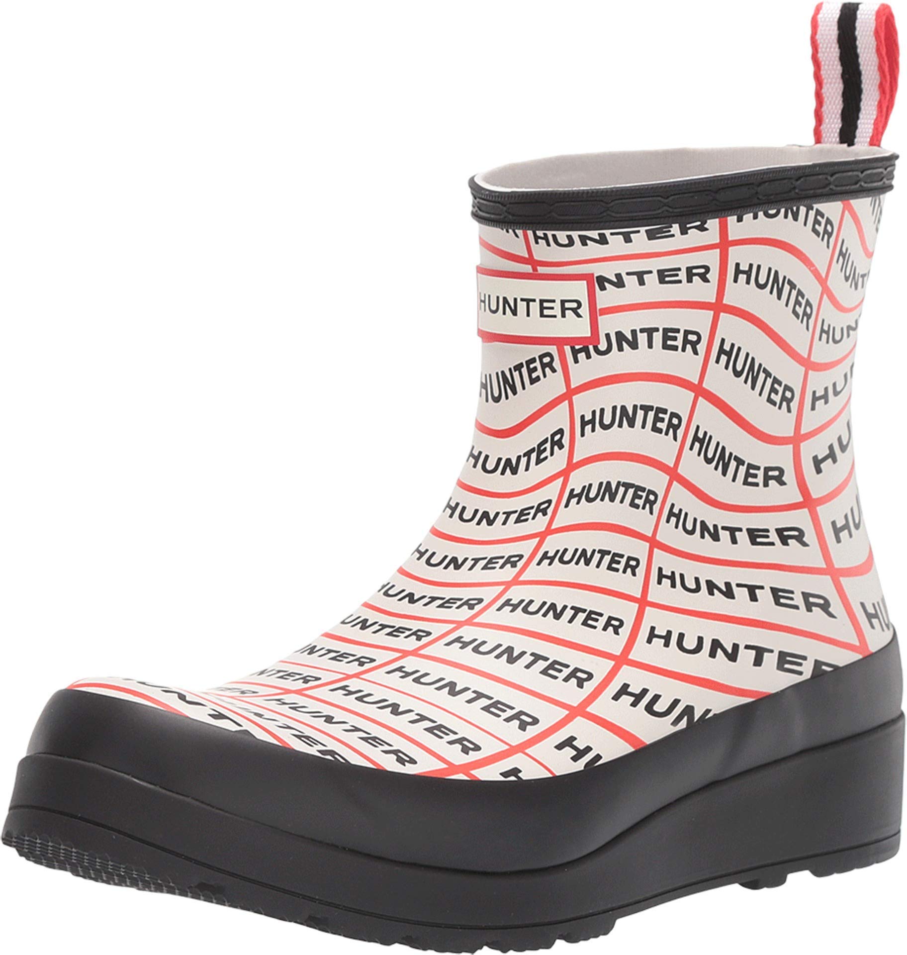 HunterBoot Women's Original Play Short Sonic Logo Print Rain Boot Logo Print