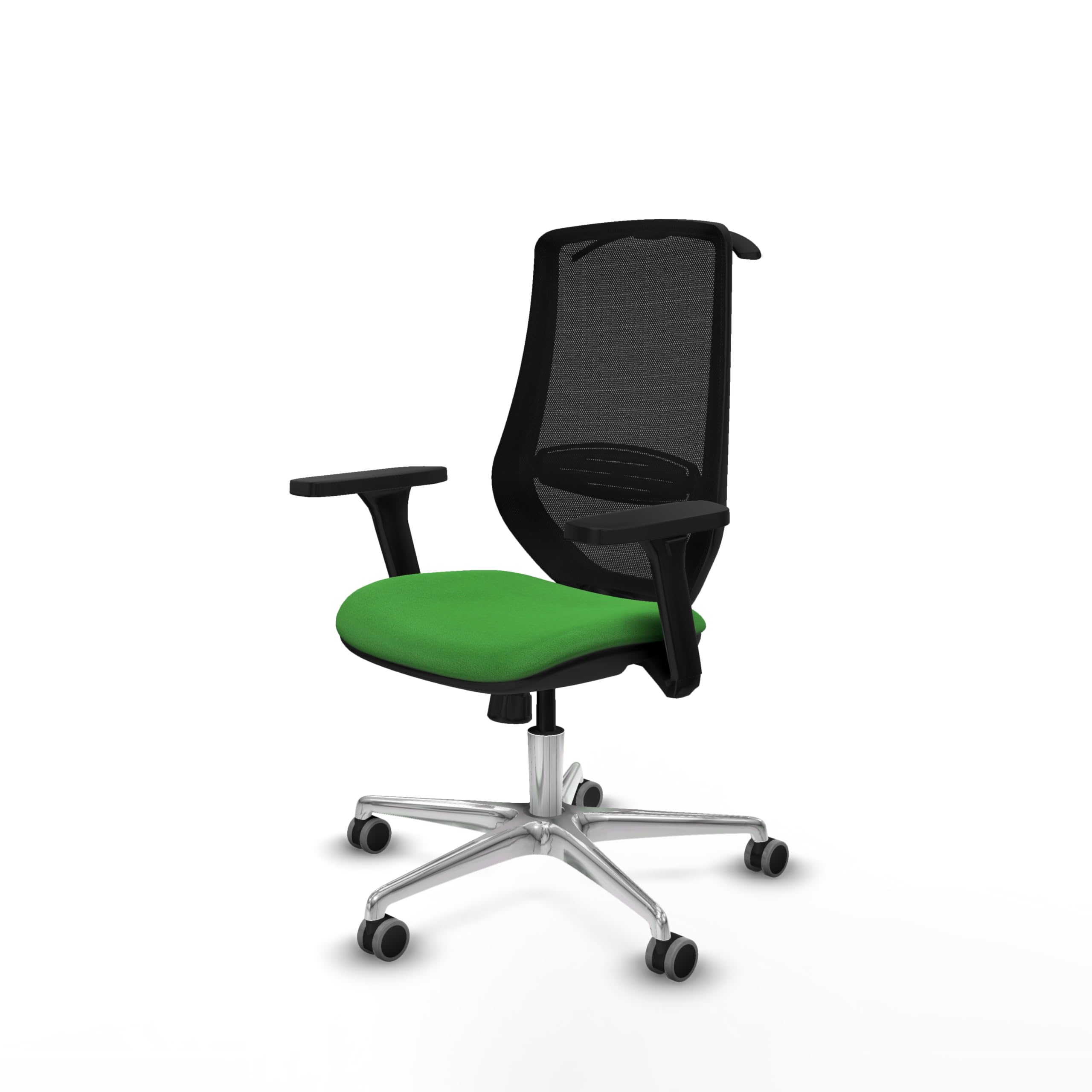 Piqueras y Crespo Silla Mardos operativa Alta ergonómica para teletrabajo con Respaldo Fijo, Brazos 3D, Apoyo Lumbar 1D, Mecanismo sincro 4 Posiciones, soporta hasta 120 Kg