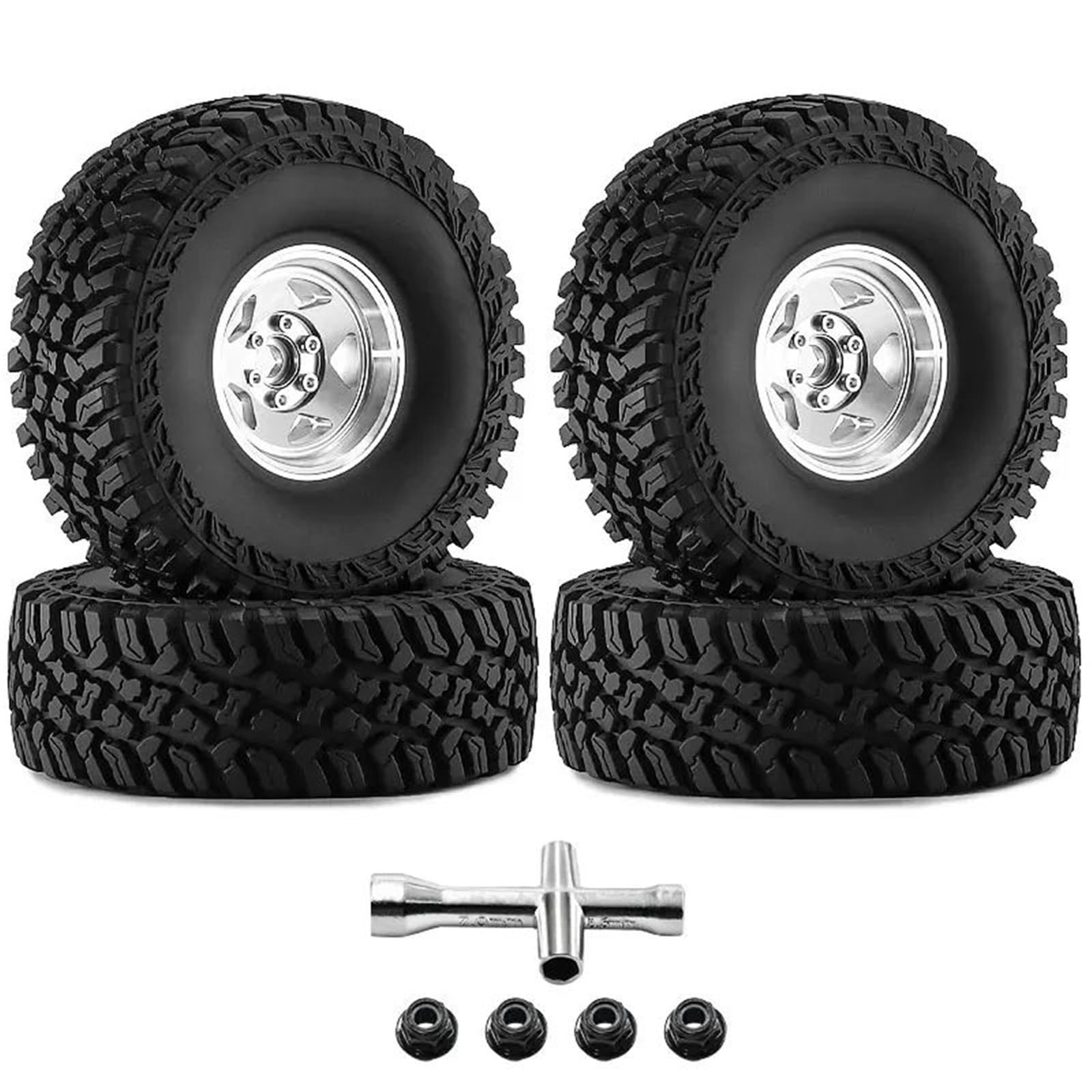 Pneumatici 1,9 Pollici Ruote Beadlock Per Traxxas Per TRX4 1/10 RC RC