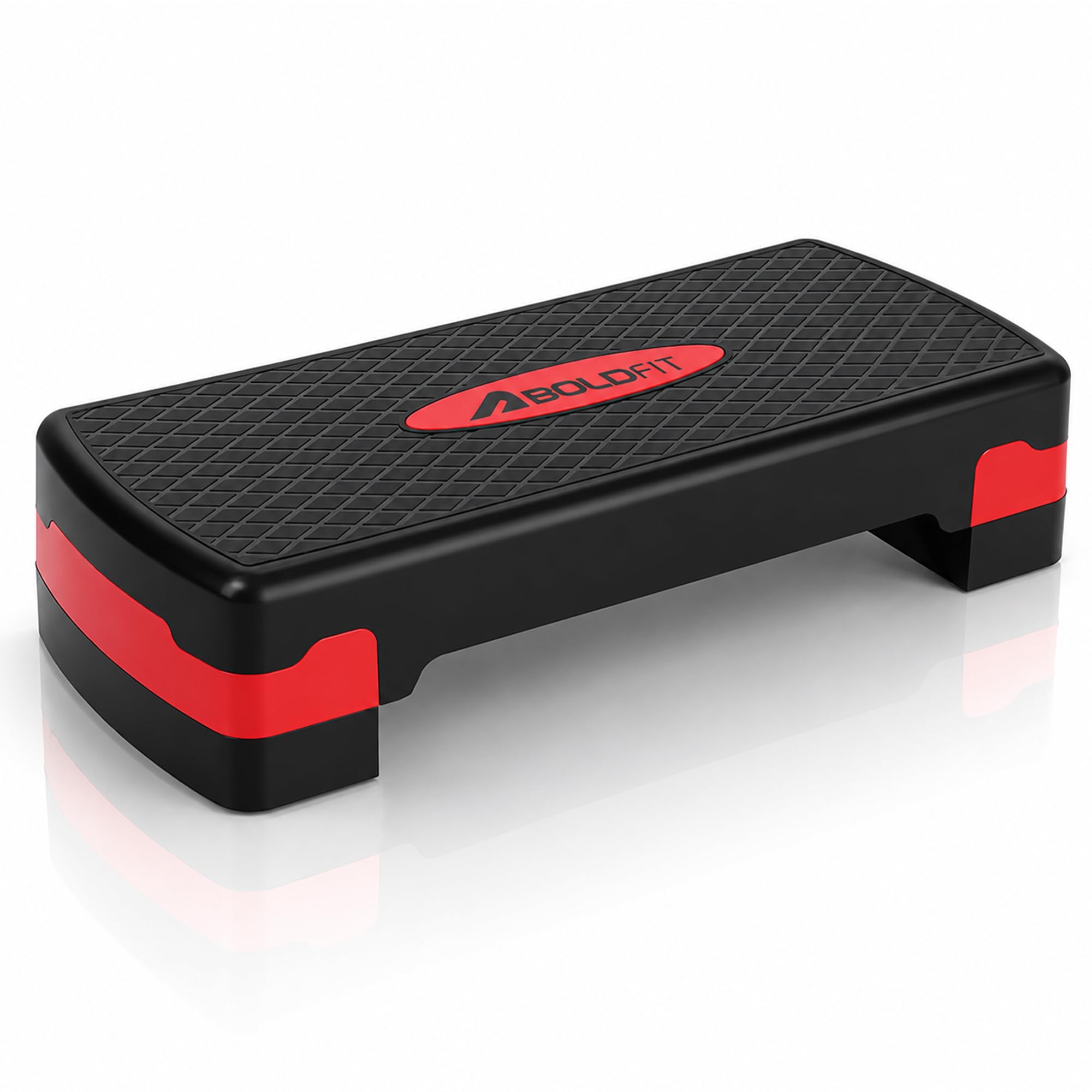 Boldfit Aerobic Stepper for Home Workout, Adjustable Height Fitness Step Platform for Cardio, HIIT & Strength Training, Non-Slip Durable Exercise Stepper for Weight Loss, Balance & Toning Exercises