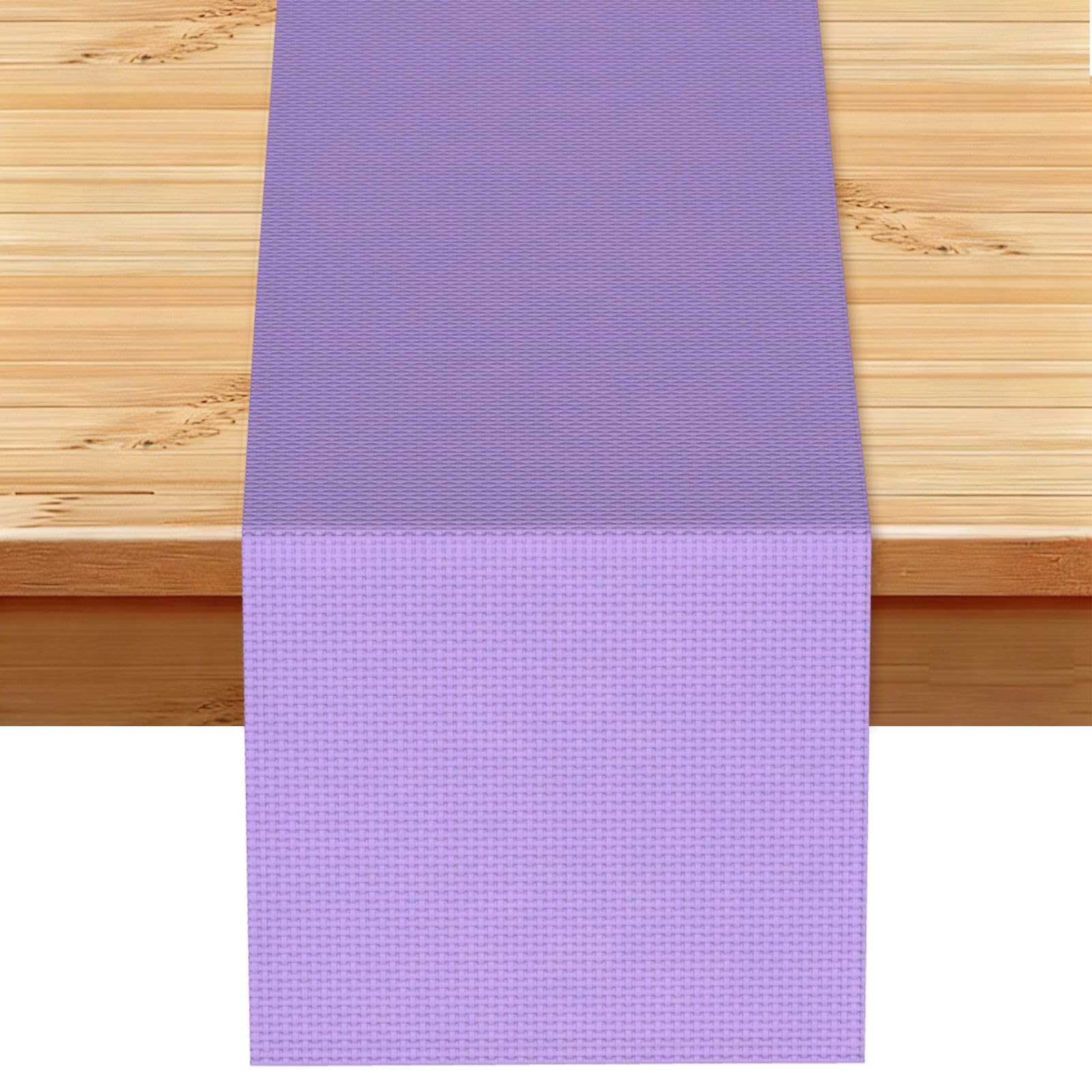 Lavender Print Table Runner World Cup-Themed Dining Table Decor for Coffee Dining Table and More