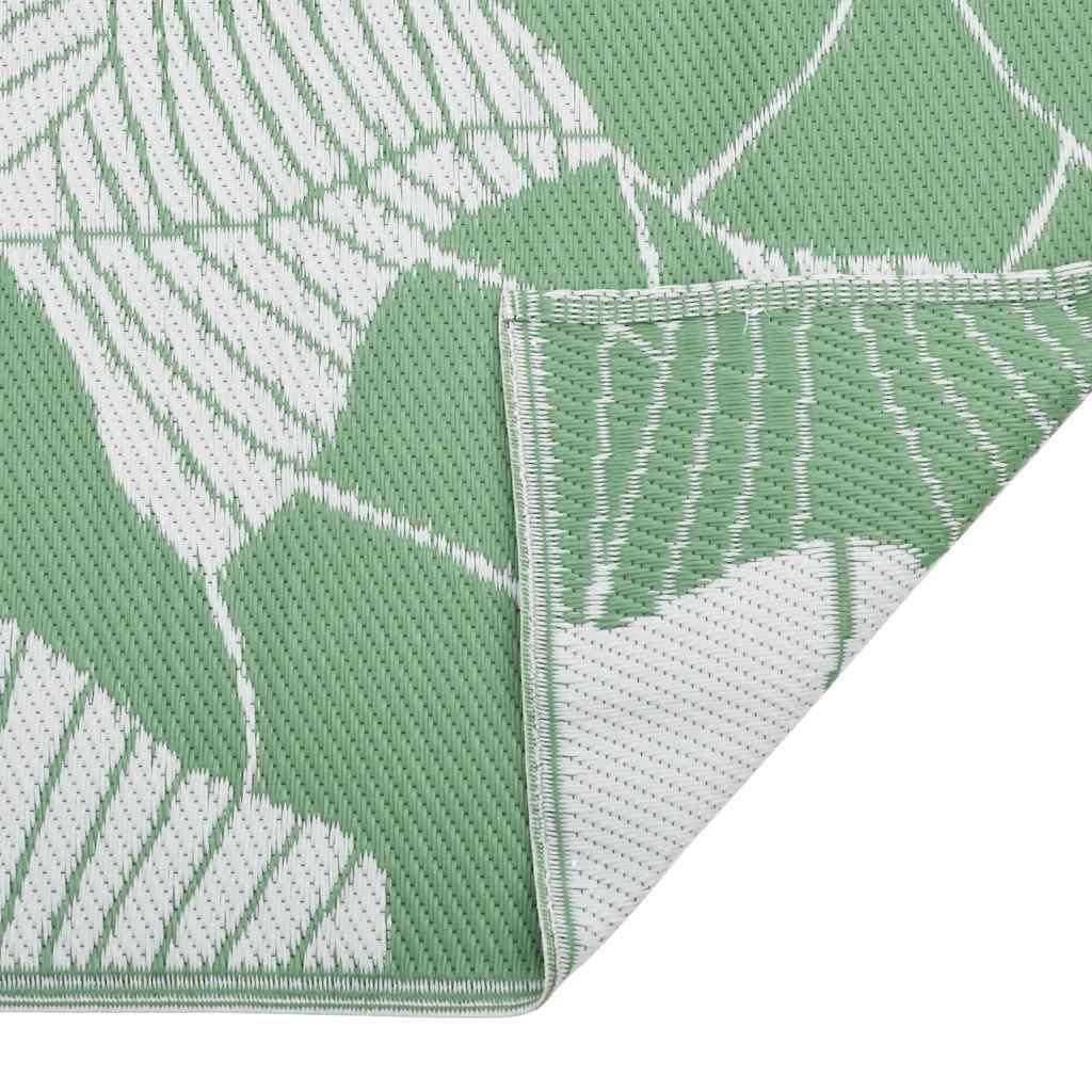 Tapis terrasse extérieur & Carpet Vert polypropylène Outdoor Rug Moquette pour Jardin extérieur Terrasse Camping et Camping-Car 190 x 290 cm