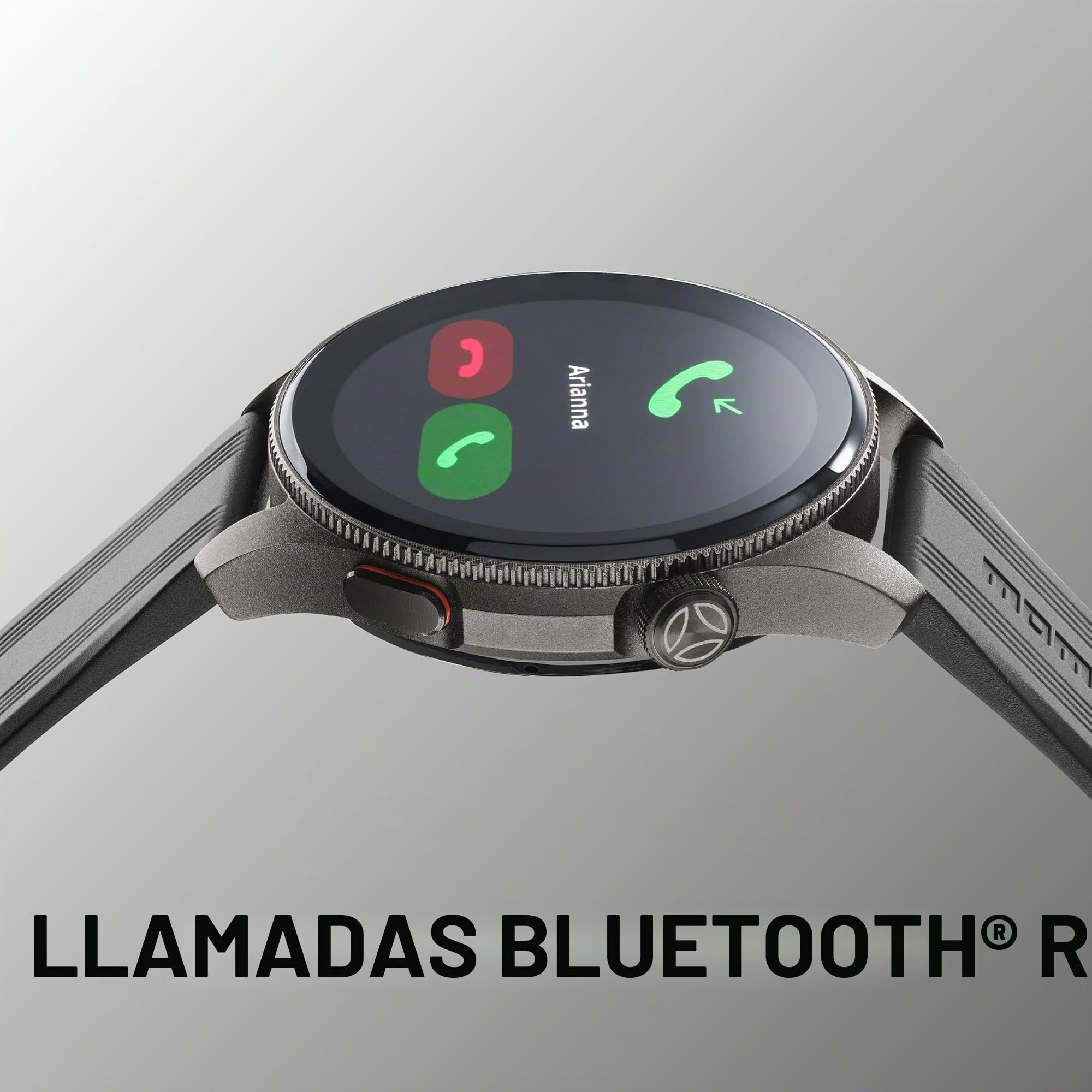 MOMO Design Smartwatch Zero 1.43" - Pantalla AMOLED - Caja de Aluminio - Llamadas Bluetooth y Control de Salud - Resistencia al Polvo y Salpicaduras - Funciona con la aplicación MD Time - Negro