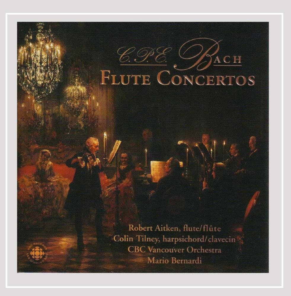 Flute Concertos [Audio CD] Various Artists; Bach/ C P E / Aitken / Bernardi; Bernardi/Cbc Vancouver Orch; Aitken/ Robert / Goodman/ Erika and Bach, C P E