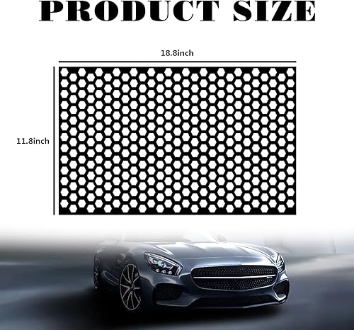 Miniatura 3 de 2 calcomanías con forma de panal de luz trasera de automóvil, 18.8 x 11.8 pulgadas, cubierta de luz trasera personalizada, funda protectora duradera