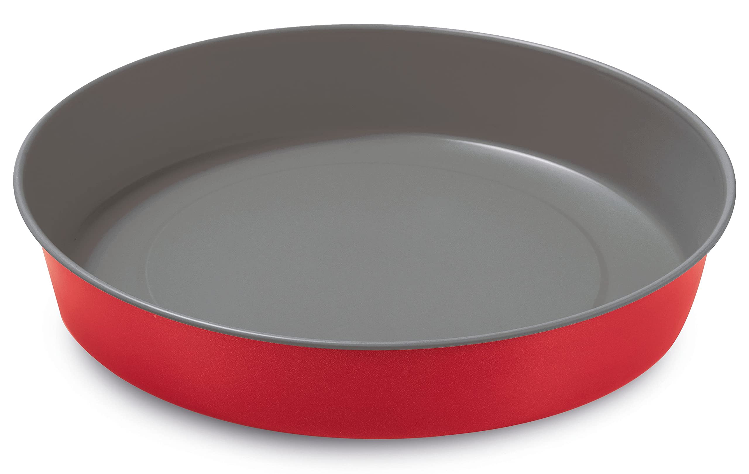 Guardini 50428HGNAM Rossana 2.0 Smooth Cake Tin 28 cm Stainless Steel with Non-Stick Coating Red/Grey