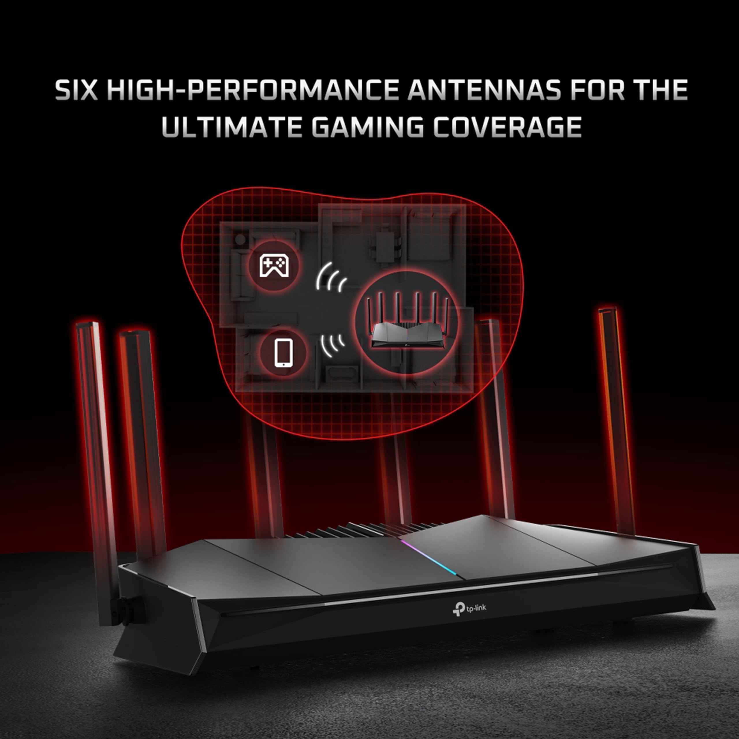 TP-Link Archer GE400 BE6500 Dual-Band Wi-Fi 7 Gaming Router | 6.5