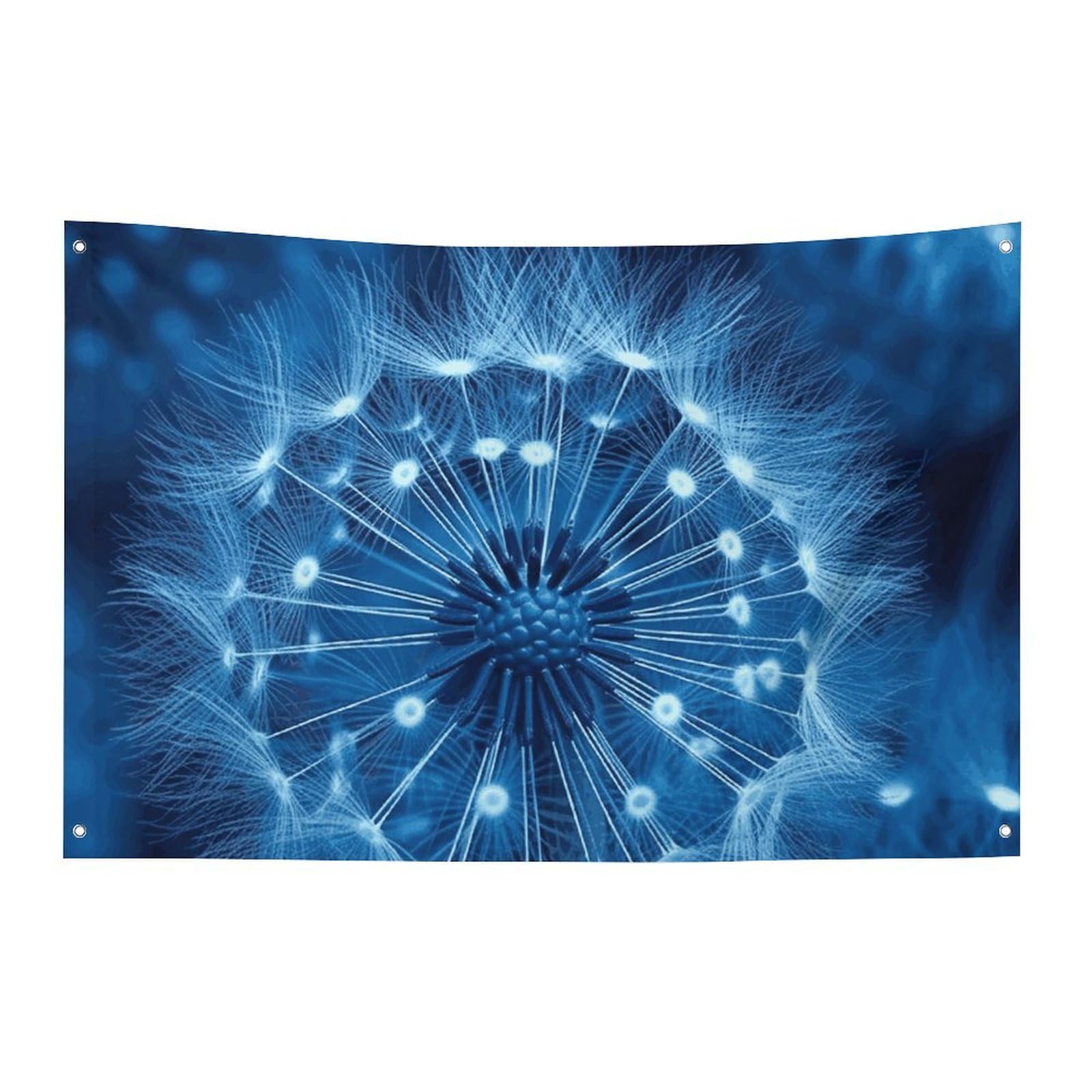 Drapeaux simples en polyester bleu résistant aux intempéries - 8