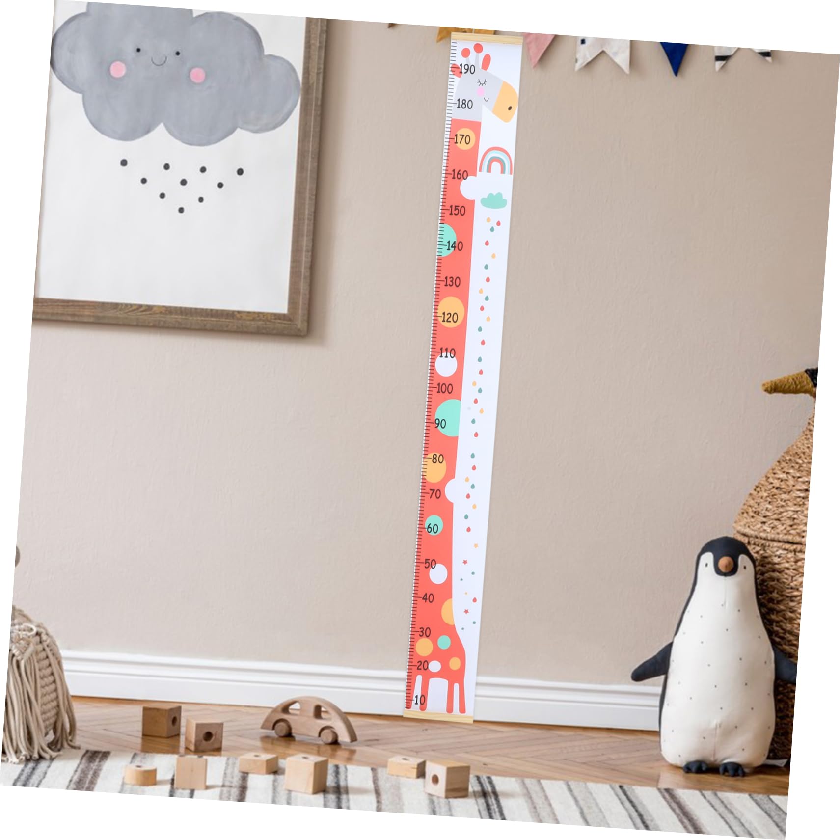 MAGICLULU 3 Uds Regla Colgante De Medición De Altura Medida De Altura Para Niños Regla De Pared De Dibujos Animados Decoración De De Niños Medición De Altura Para Niños Medición
