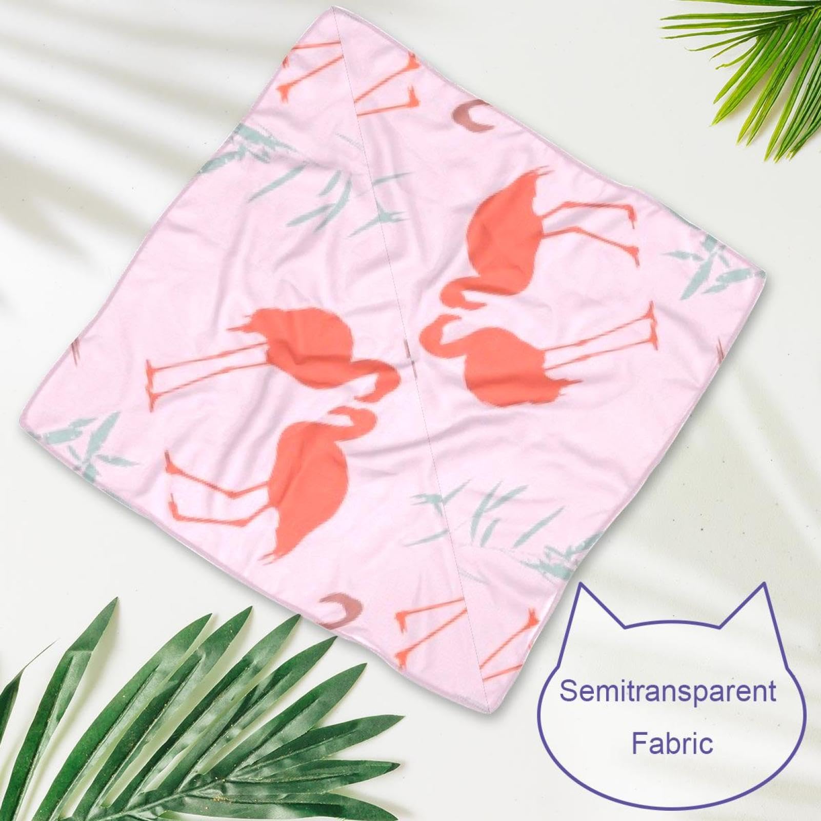 ARING PET Hundehalstuch Flamingo-Design – Baumwolle, Weich – Größen S & L – Für Hunde & Katzen