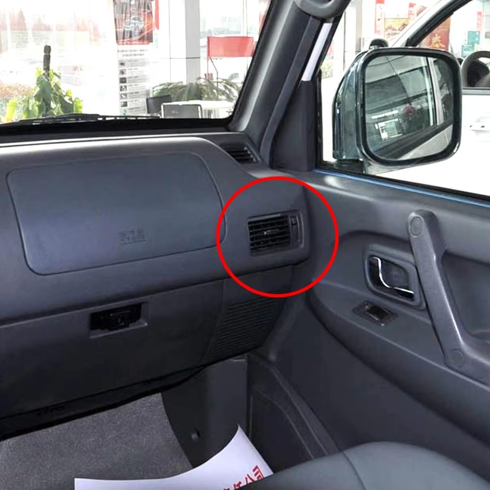 Voiture Climatisation évents Compatible Avec Mitsubishi Pour Pajero Pour Montero V10 V20 V30 V43 Grille Panneau Sortie De Ventilation De Tableau De Bord De Climatisation MB775266 MB775268 MB775456(L O