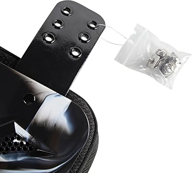 2Pcs Football Back Plate, Football Low Back Pad, Professional Rear Protector Lower Back Pads Large and Small