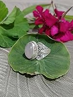 Vista 3 de Rose Quartz Gemstone Ring,925 Sterling Silver,Artistic Ring,Oval Shape Stone,Casual Wear,Designer Silver Ring,Engagement Ring,Promise Ring,Silver