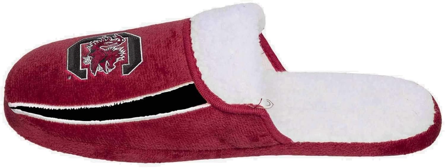 FOCO South Carolina Gamecocks NCAA Mens Sherpa Slide Slippers - L - Image 7