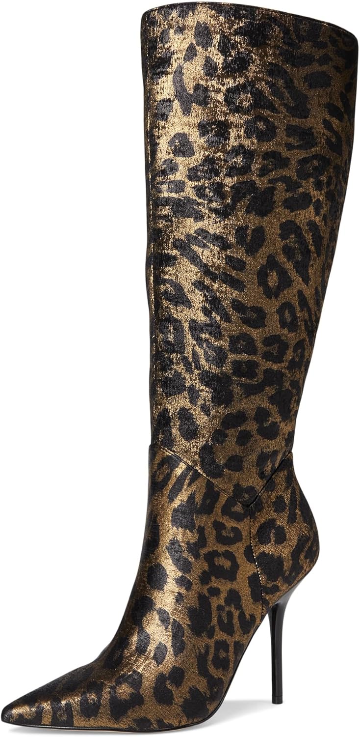 Jessica Simpson Women's Lovienn Pointed Toe Wide Calf Knee Boots High